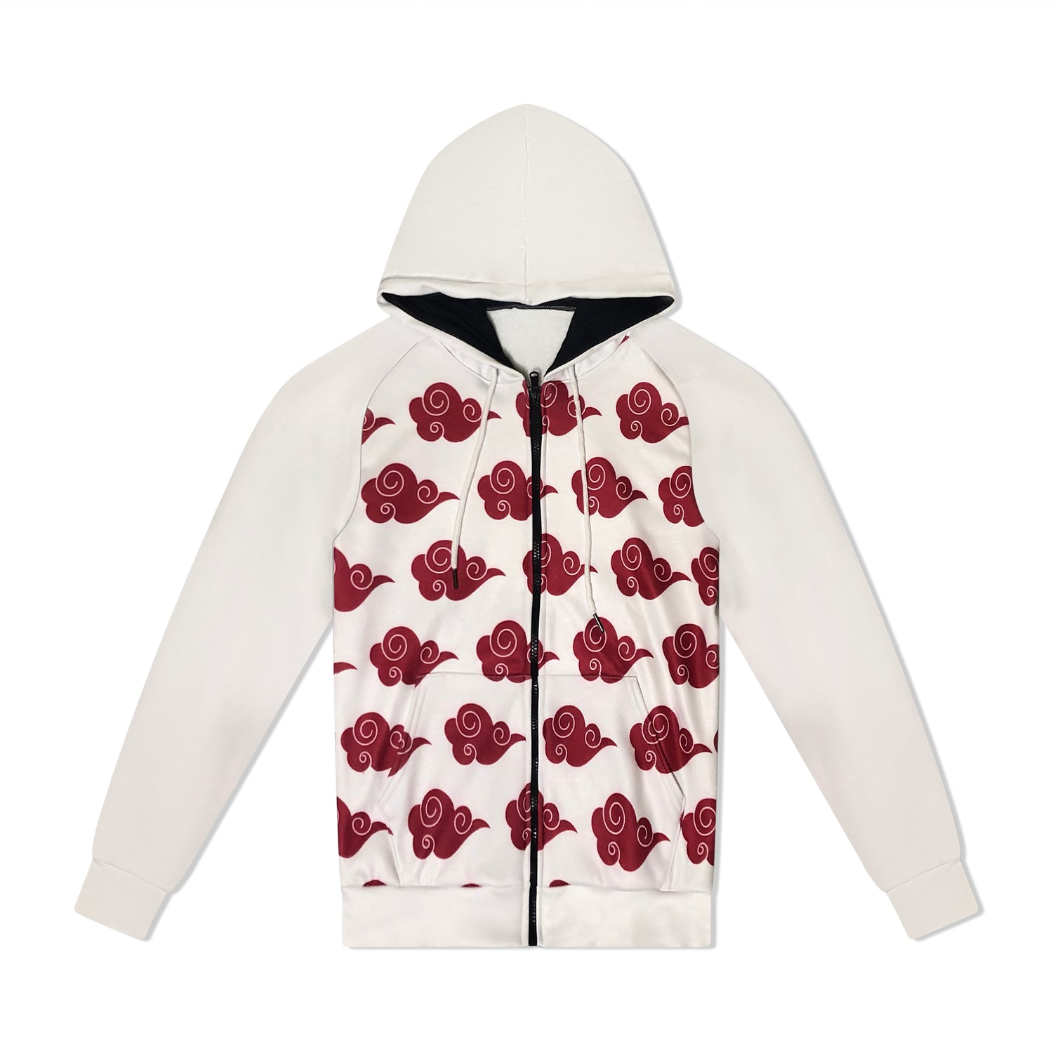 Red Cloud Ninja Hoodie With Pocket