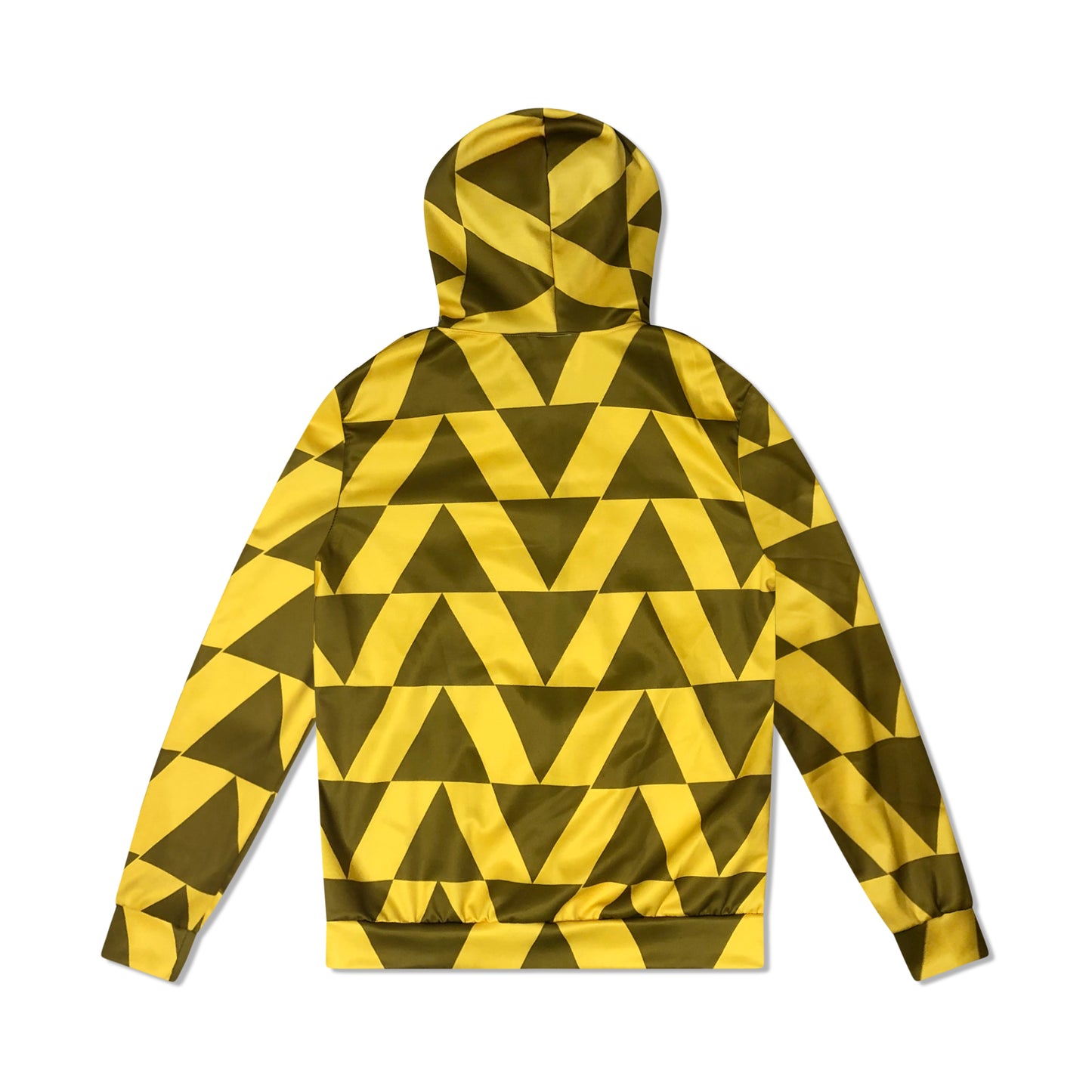 All-Over Print Zip Up Hoodie With Pocket